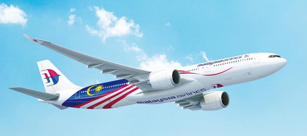 An Airbus A330neo in Malaysia Airlines livery.