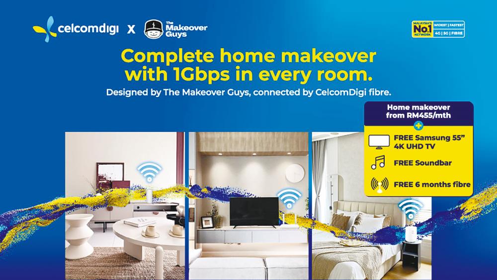 The Makeover Guys forges connection with CelcomDigi to transform homes