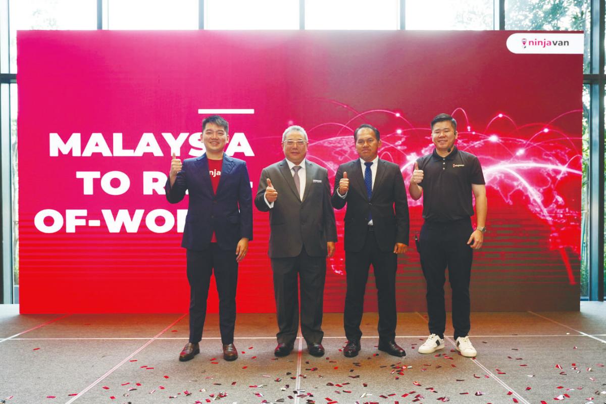 From left: Lin, Miti senior director See Chee Kong, Matrade senior manager Syed Zahirulddin Syed Ali and Hong at the launch.