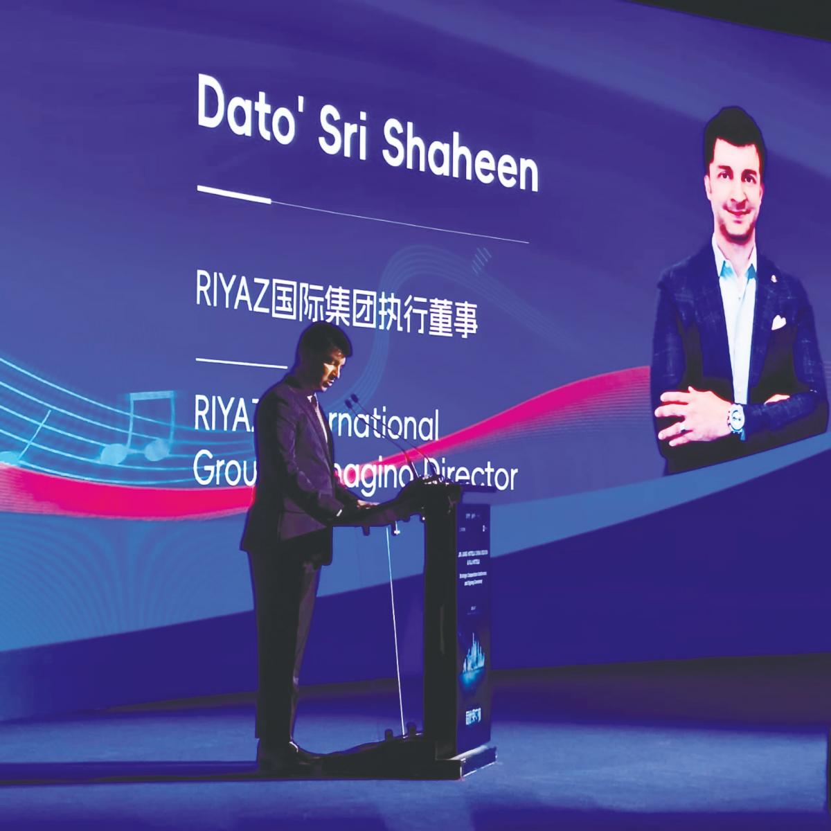 Shaheen Shah says Riyaz wants to establish a Malaysian-led hospitality brand that competes globally.