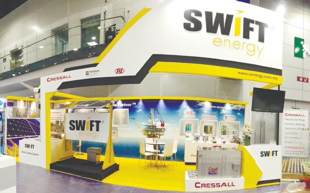 Swift Energy’s booth at Oil &amp; Gas Asia 2019. The company remains optimistic about the future, supported by several key industry trends. – Swift Energy pic