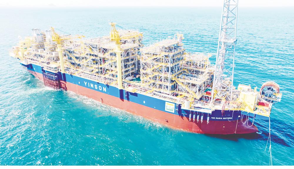 FPSO Maria Quitéria has a production capacity of 100,000 barrels of oil per day and a storage capacity of 1 million barrels. – Yinson pic