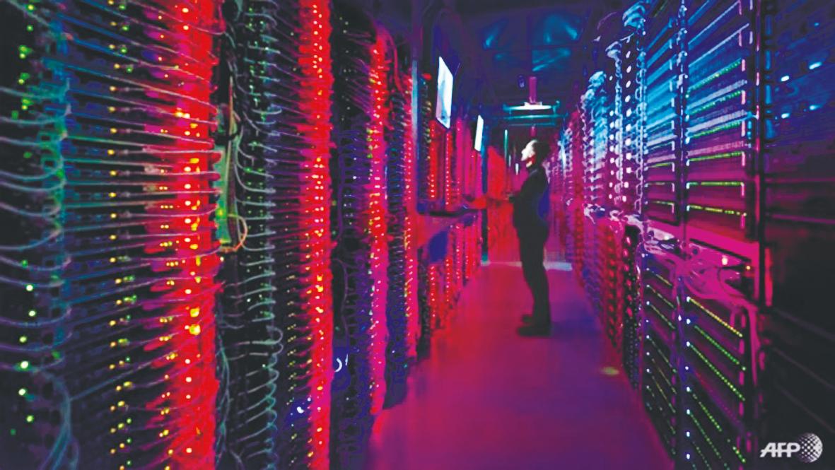 It is projected that Malaysia will have more than 2,000MW power capacity for data centres by 2030. – AFP filepic