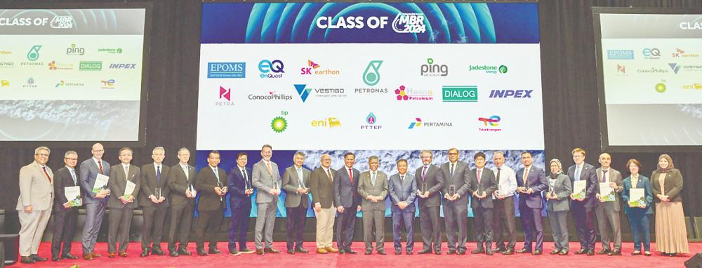 Petronas officials and winning bidders of MBR 2024 and parties to the technical evaluation agreements.