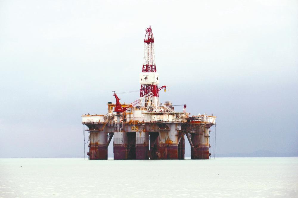 An oil rig off the coast of Johor. The upstream sector has been starved of Petronas capex spend in recent years. – REUTERSPIX