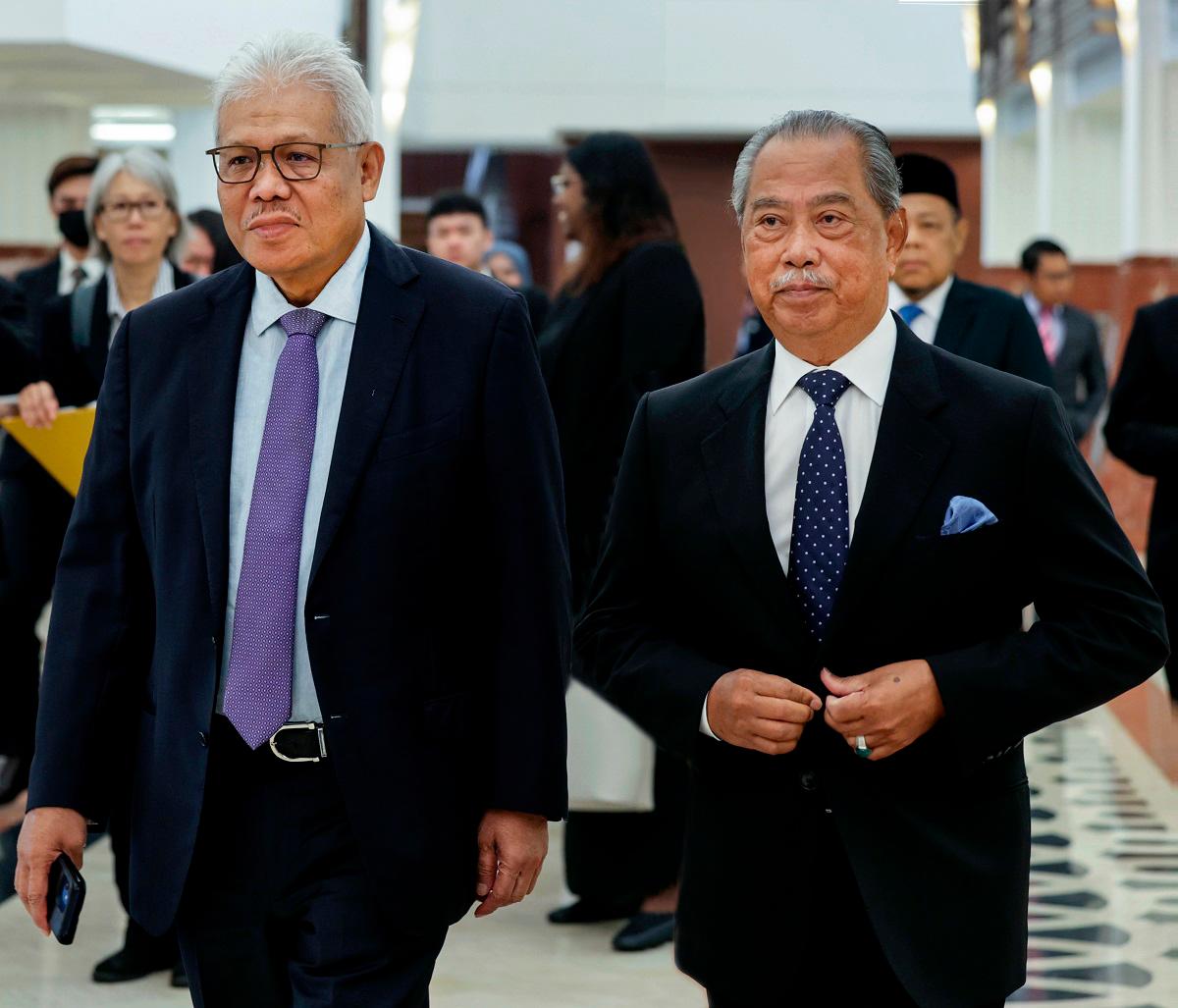 Chin said it was well-known that PAS does not support Muhyiddin and prefers someone younger such as Hamzah (left) to take over. – ADIB RAWI YAHYA/THESUN FILEPIC