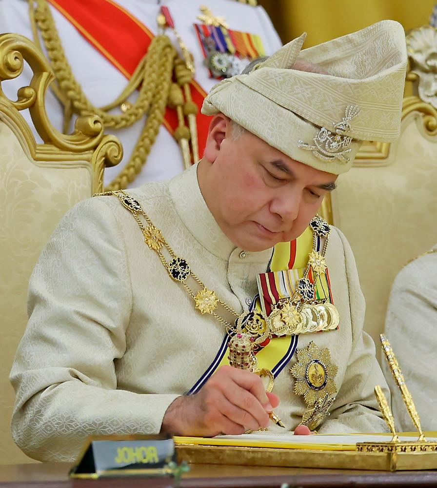 Sultan of Perak, Sultan Nazrin Shah. - BERNAMAPIX