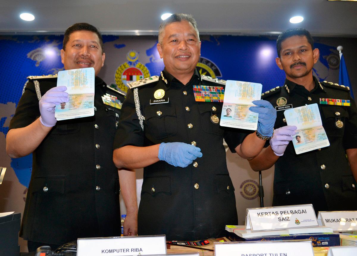 Zakaria said the syndicate supplied fake passports to workers at risk of failing mandatory medical checks. – FAIZ ruzman/THESUN
