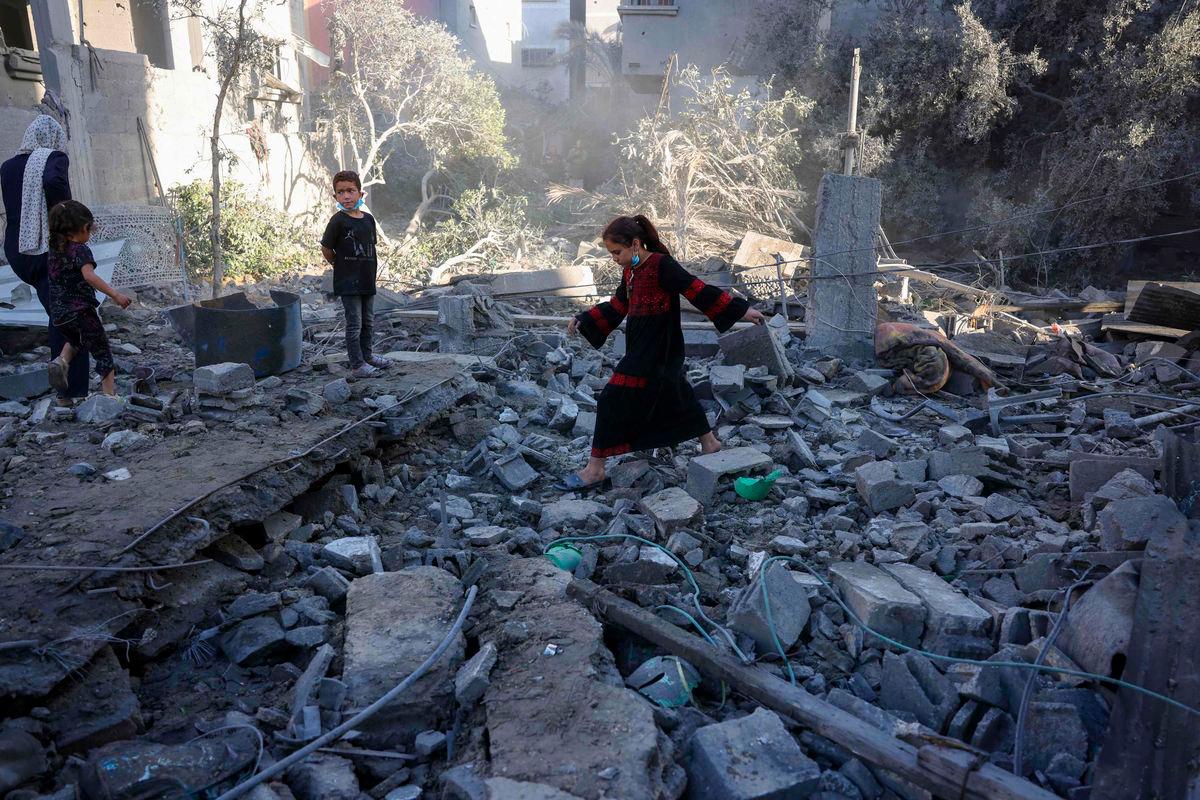 (Photo by Bashar TALEB / AFP)