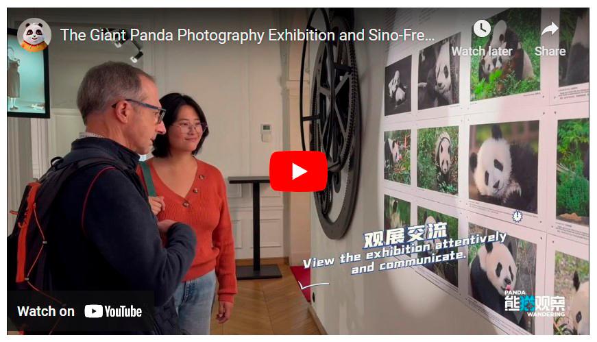 “Panda’s World” Photography Exhibition of Giant Pandas Grandly Opens in Paris, France