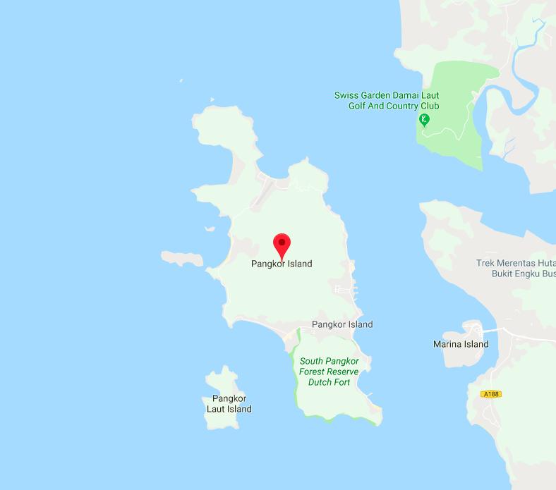 Pangkor Island lies just off the west coast of Peninsular Malaysia. It’s known for beaches like Teluk Nipah, Coral Bay and Pasir Giam, which connects to coral-ringed Giam Island at low tide. — Google Maps