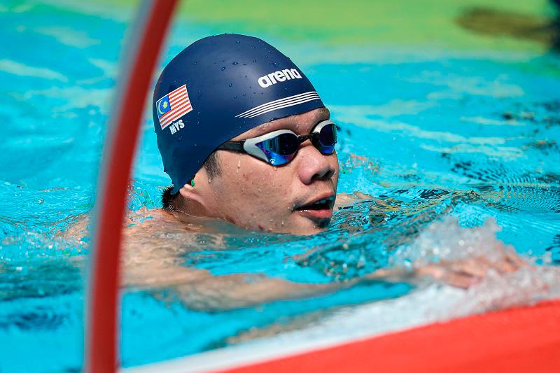 National swimmer, Muhammad Nur Syaiful Zulkafli. - BERNAMApix