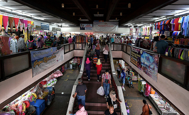 Filepix of Pasar Payang in Kuala Terengganu.