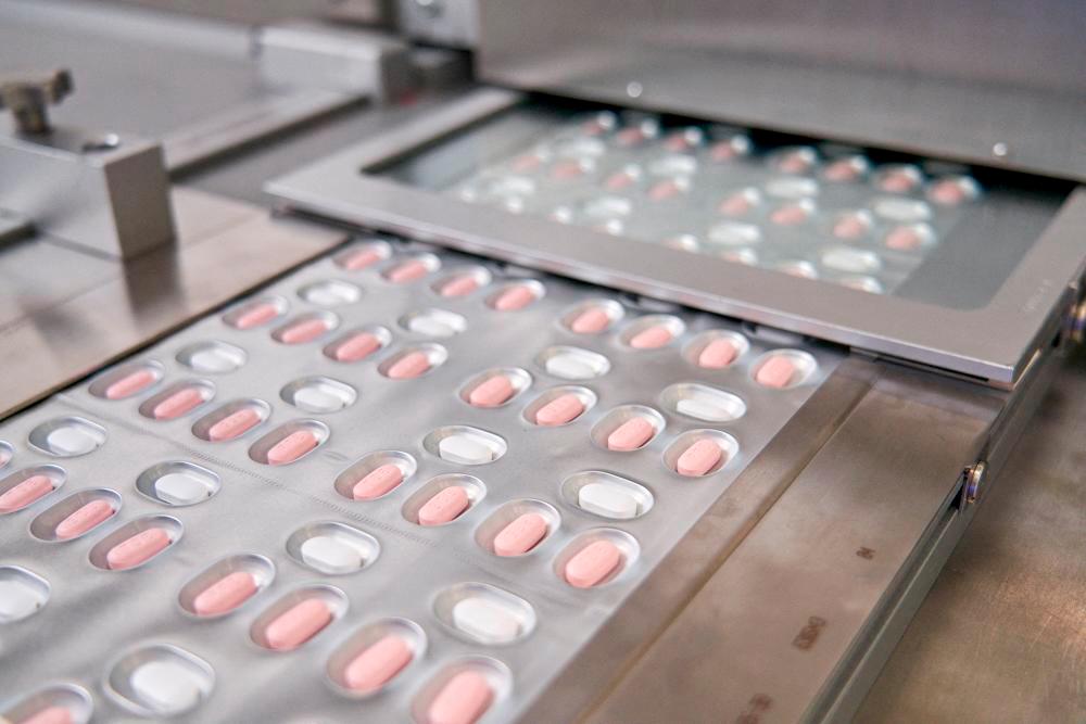 File photo: Pfizer’s coronavirus disease (Covid-19) pill Paxlovid is packaged in Ascoli, Italy, in this undated image obtained by Reuters on November 16, 2021. Pfizer/Handout via REUTERSpix