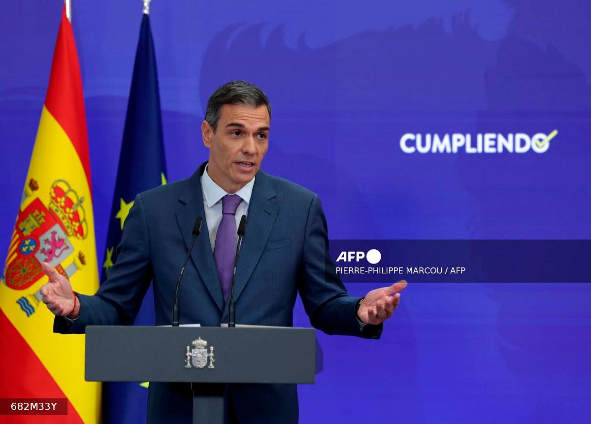 Spain's Prime Minister Pedro Sanchez. - Pierre-Philippe MARCOU / AFP