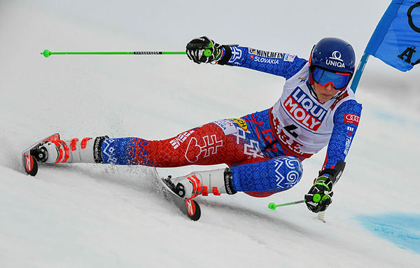 Slovakia’s Petra Vlhova competes in the first run of the Women’s Alpine slalom event at the 2019 FIS Alpine Ski World Championships at the National Arena in Are, Sweden. — AFP