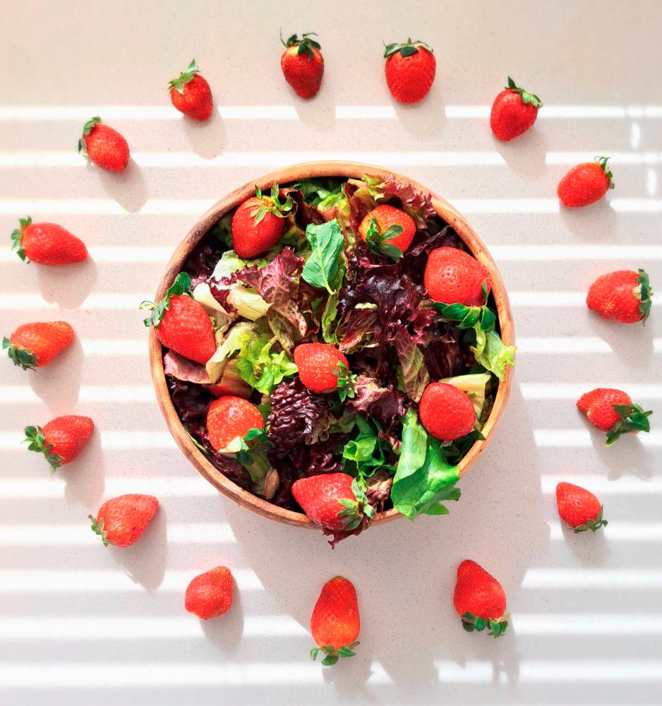 $!Strawberry salad.