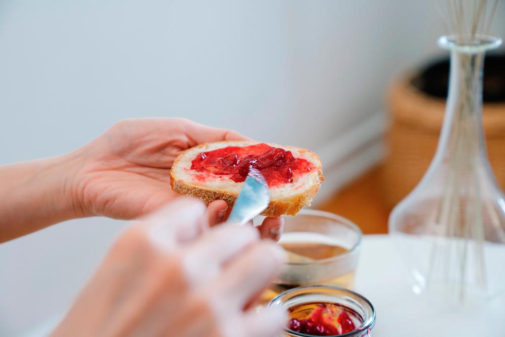 $!Strawberry jam.