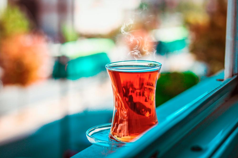 $!Turkish tea is often accompanied by sweets or pastries.