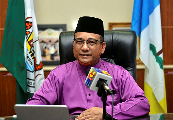 Datuk Rozali Mohamud the new mayor of Seberang Prai during an exclusive interview with Bernama today. — Bernama