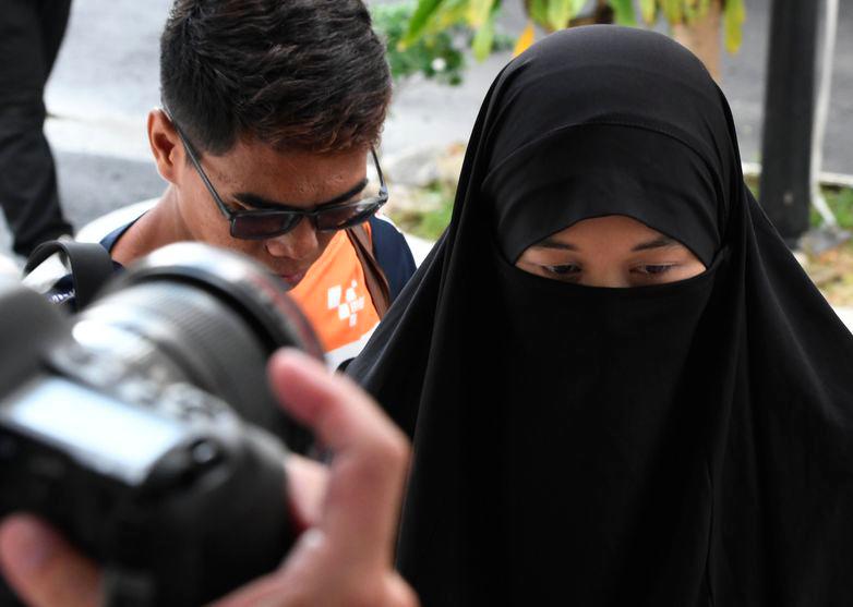 A single mother who was arrested by police for claiming she was forced into prostitution was fined RM4,000 by the Magistrate's Court here today for a making false statement.- fotoBERNAMA