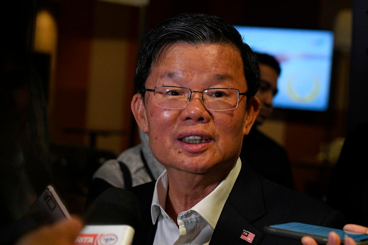 Penang Chief Minister, Chow Kon Yeow. - BERNAMApix