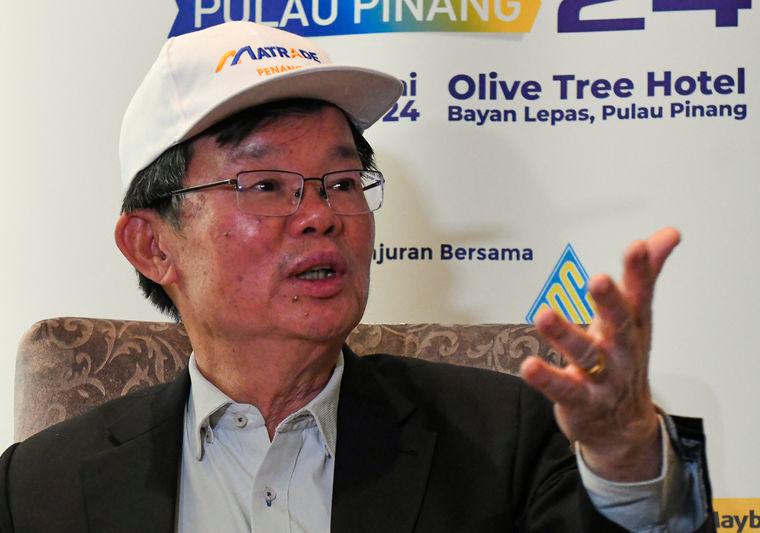 Penang Chief Minister Chow Kon Yeow - BERNAMApix