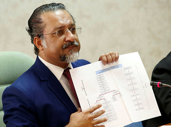 Penang State Housing, Local Government, Town and Country Planning Committee chairman Jagdeep Singh Deo gives a statement on the reform of the public housing scheme during a press conference at Komtar. — BBXpress