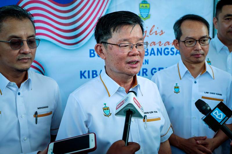 Penang Chief Minister Chow Kon Yeow - BERNAMApix