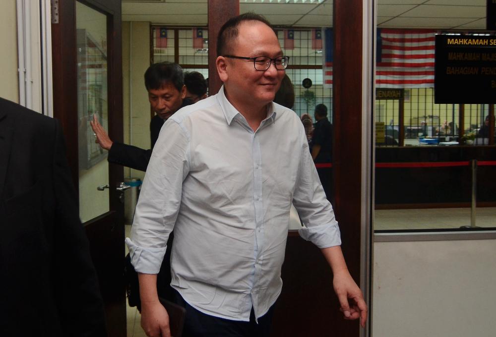 Real estate company managing director Datuk Khor Siang Gin, 49, pleaded not guilty at the Special Sessions Court for Corruption here today to a charge of falsifying housing sales and purchase documents two years ago. - Bernama