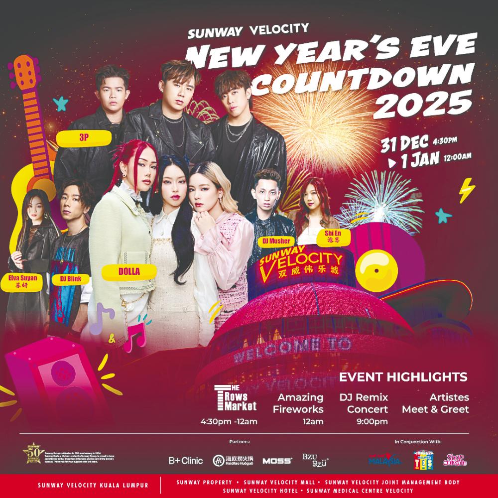 $!Sunway Velocity New Year’s Eve Countdown Party.