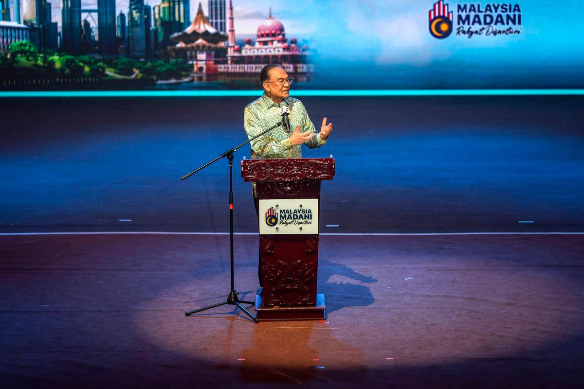 Prime Minister Datuk Seri Anwar Ibrahim. Bernamapix