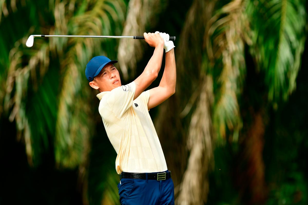 Ben Leong during final round of PGM Closed Championship tournament at the Kelab Golf Perkhidmatan Awam
