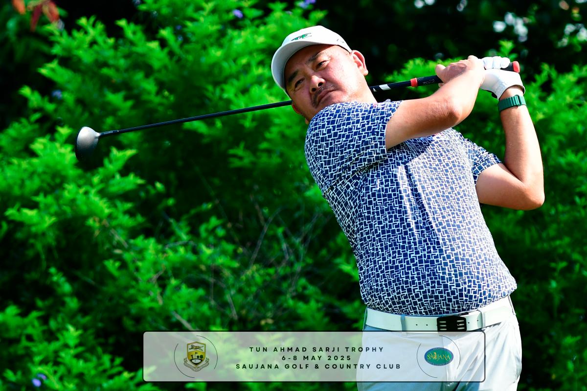 Danny Chia at Tun Ahmad Sarji trophy tournament at the Saujana Golf &amp; Country Club.