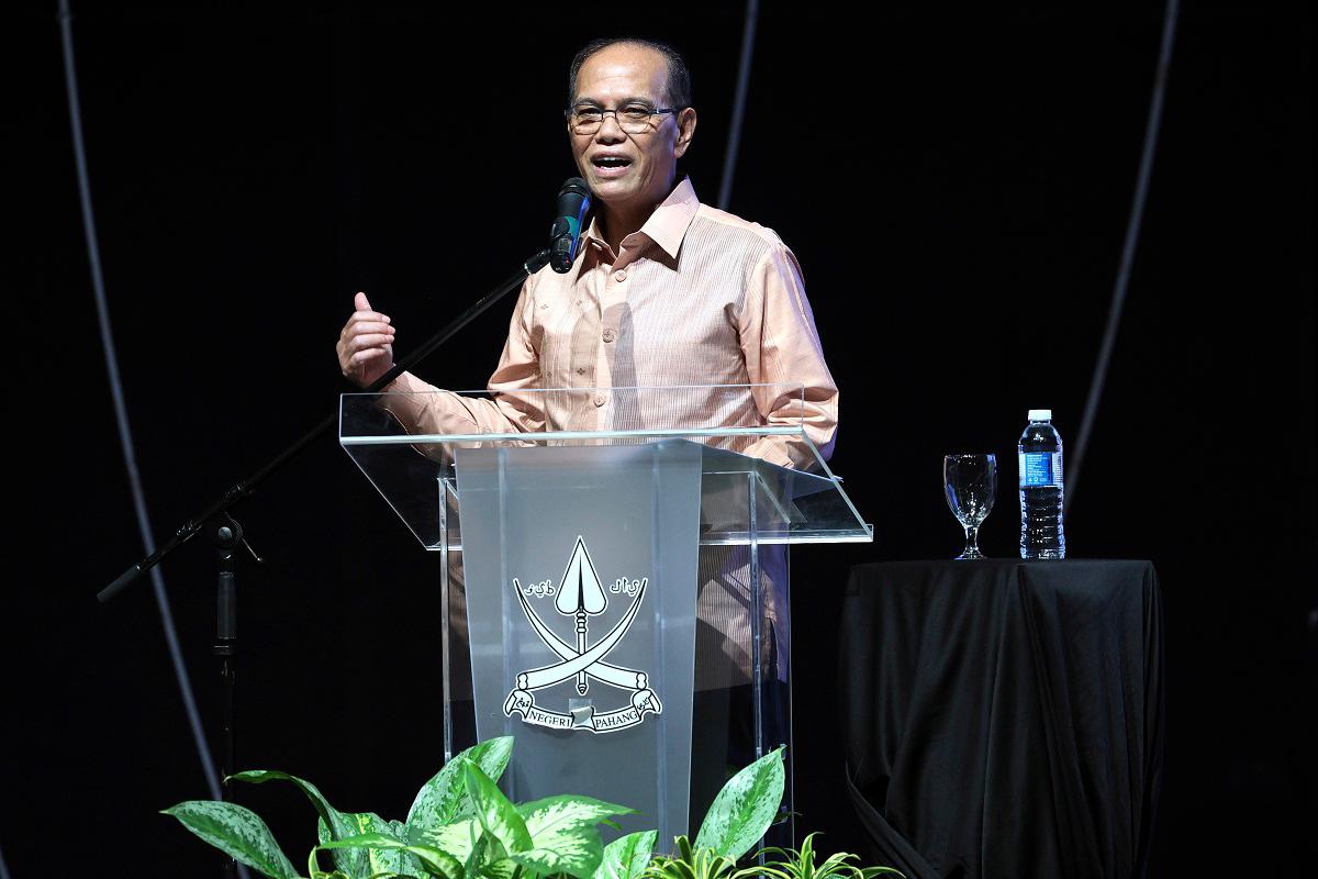 Pahang Menteri Besar Datuk Seri Wan Rosdy Wan Ismail. - BERNAMApix
