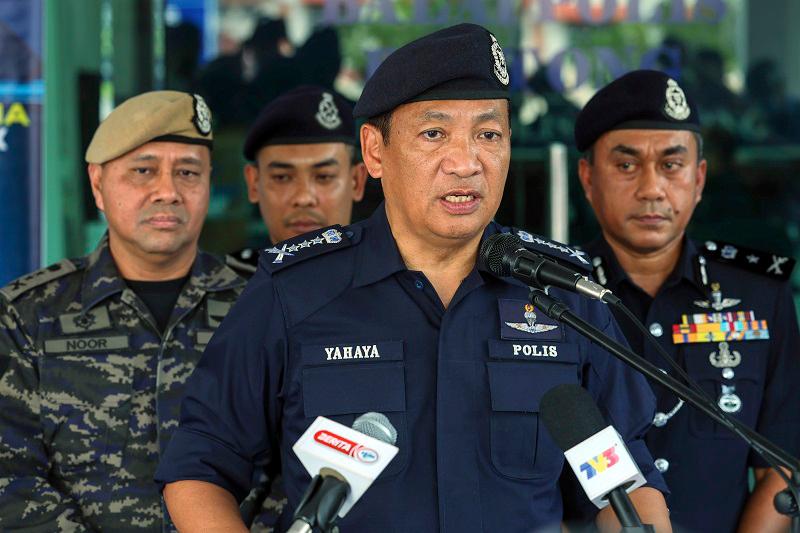 Pahang police chief, Datuk Seri Yahaya Othman. - BERNAMApix