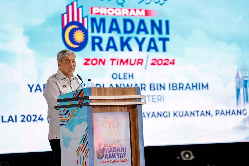 Deputy Prime Minister, Datuk Seri Dr Ahmad Zahid Hamidi. - BERNAMApix