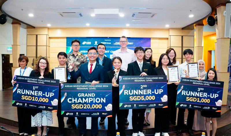 The winners from Malaysia (Grand Champion), Indonesia (1st runner-up), Singapore (2nd runner- up) and Thailand (3rd runner-up)