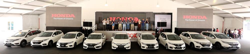 Honda 900,000th unit campaign announced nine car winners