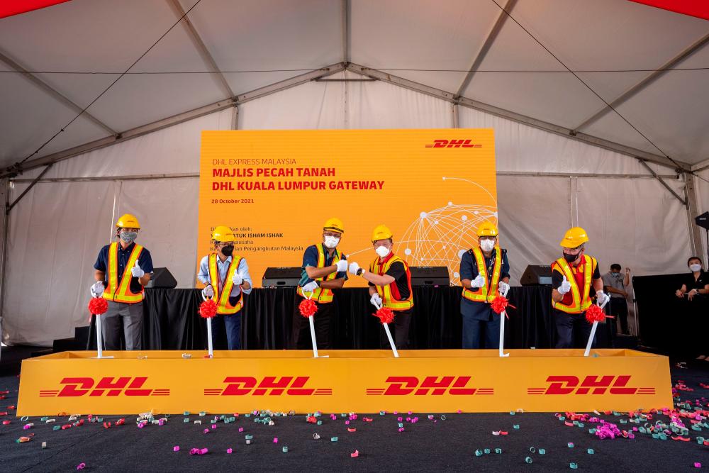 DHL’s groundbreaking ceremony to mark the commencement of the gateway construction due to complete by Q1’23.