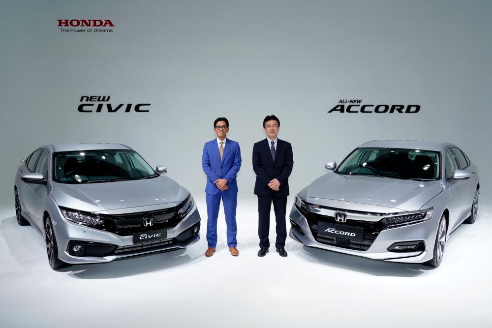 $!New Honda Accord, refreshed Civic launched