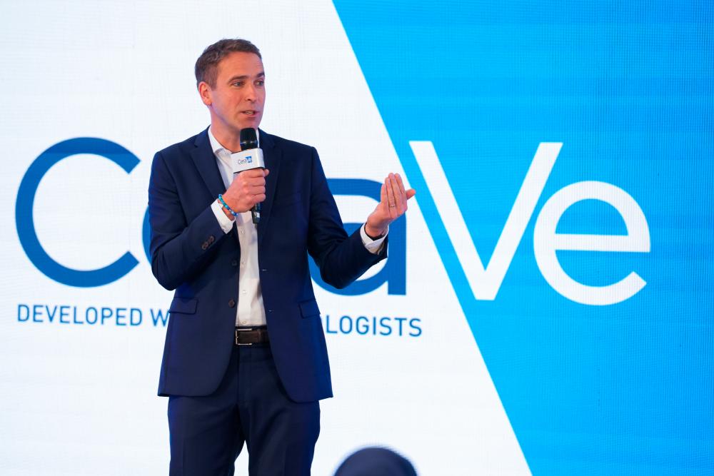 L’Oréal Malaysia managing director Tomas Hruska sharing the company’s vision of helping customers achieve better skin health. - PIC BY CERAVE