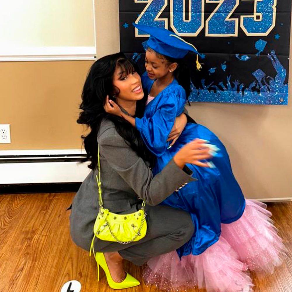 Cardi B celebrates Kulture's graduation