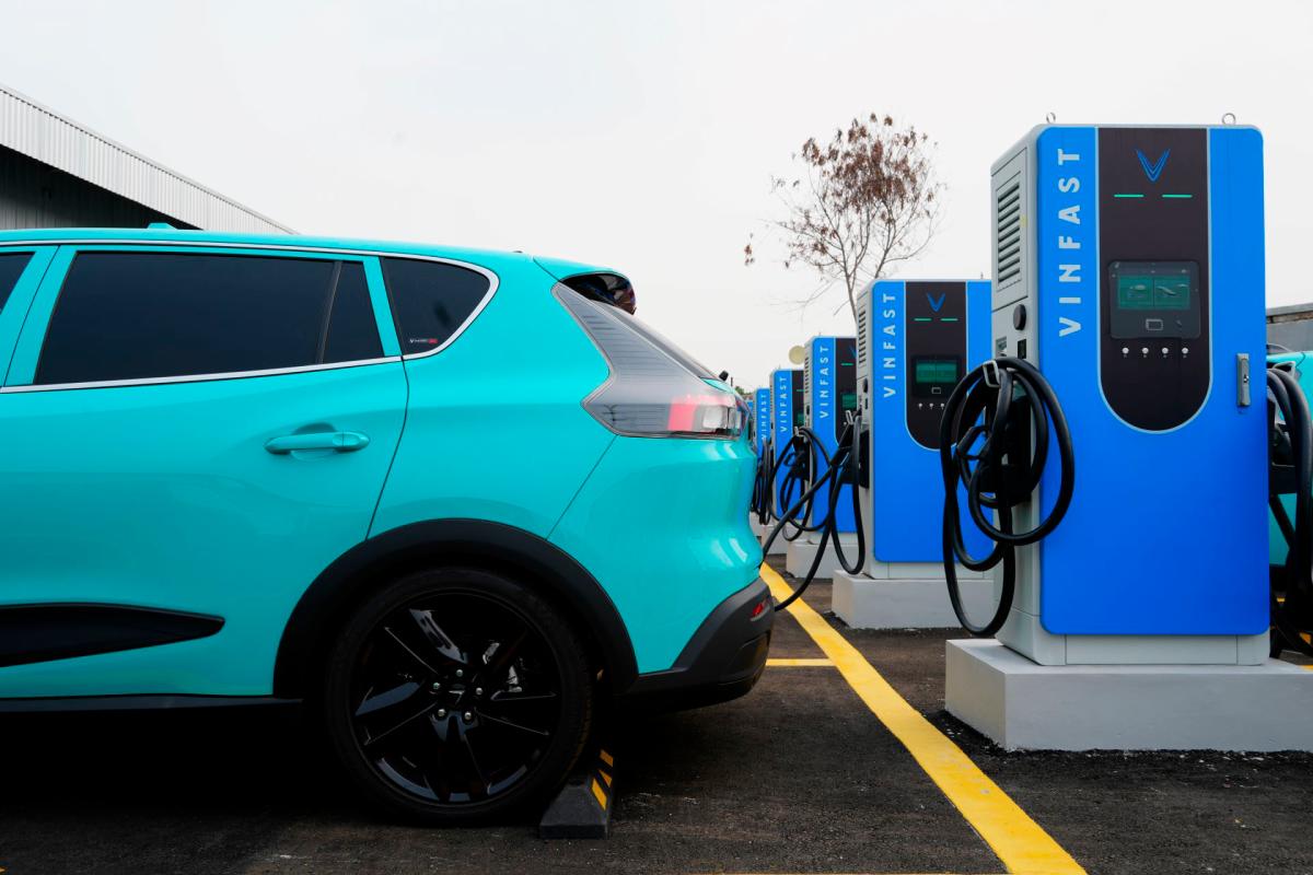 V-Green charging stations are currently in operation in Vietnam.
