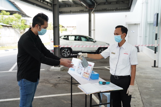 $!Honda Malaysia showrooms reopen, with new SOP