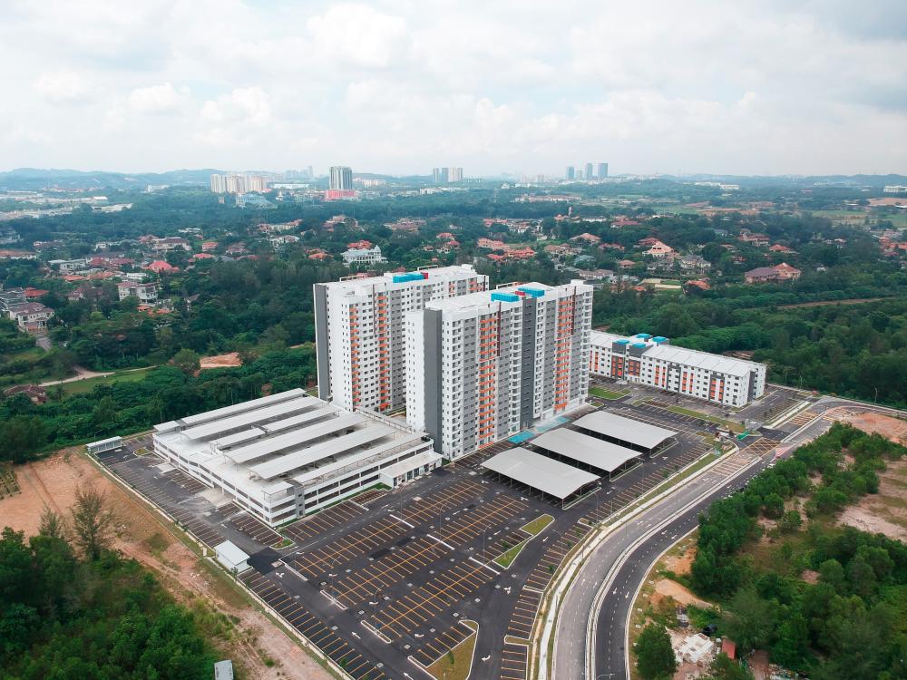 Structural work for the 714 residential units at RSKU Gapura Bayu, Jade Hills, Kajang, was completed within 12 months.