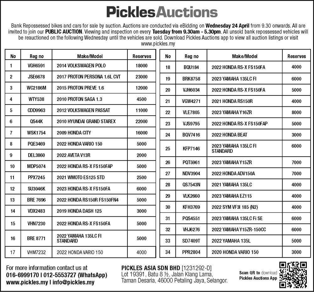 Pickles Auction