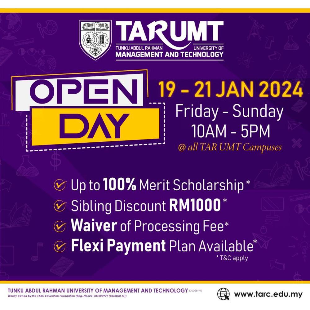 TAR UMT 2024 Open Day – Come Join Us