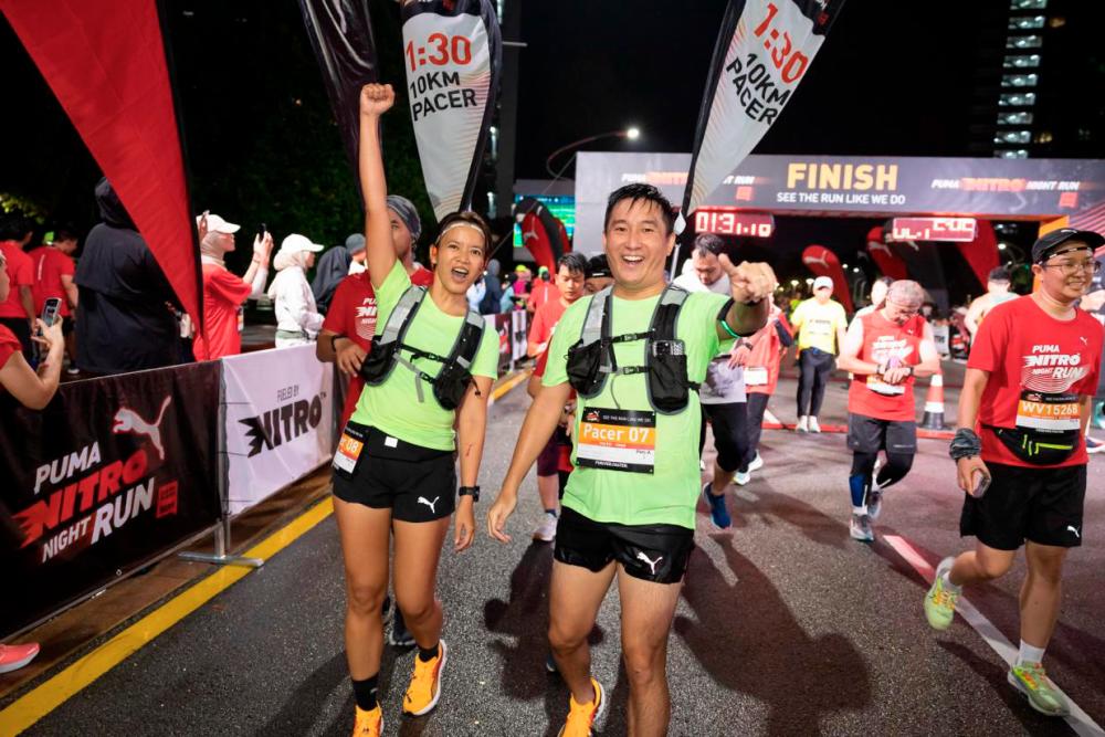 $!Runners light up the night at Puma’s Nitro Night Run 2024