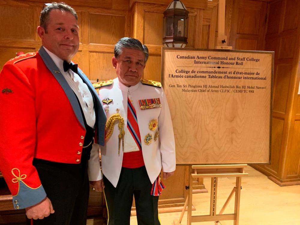 M’sian Army General admitted into Canadian Military Hall of Honour